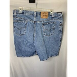 Mens Levi's 550 Sz‎ 42 Orange Tab Vintage Made USA Denim Shorts Relaxed Fit 90s